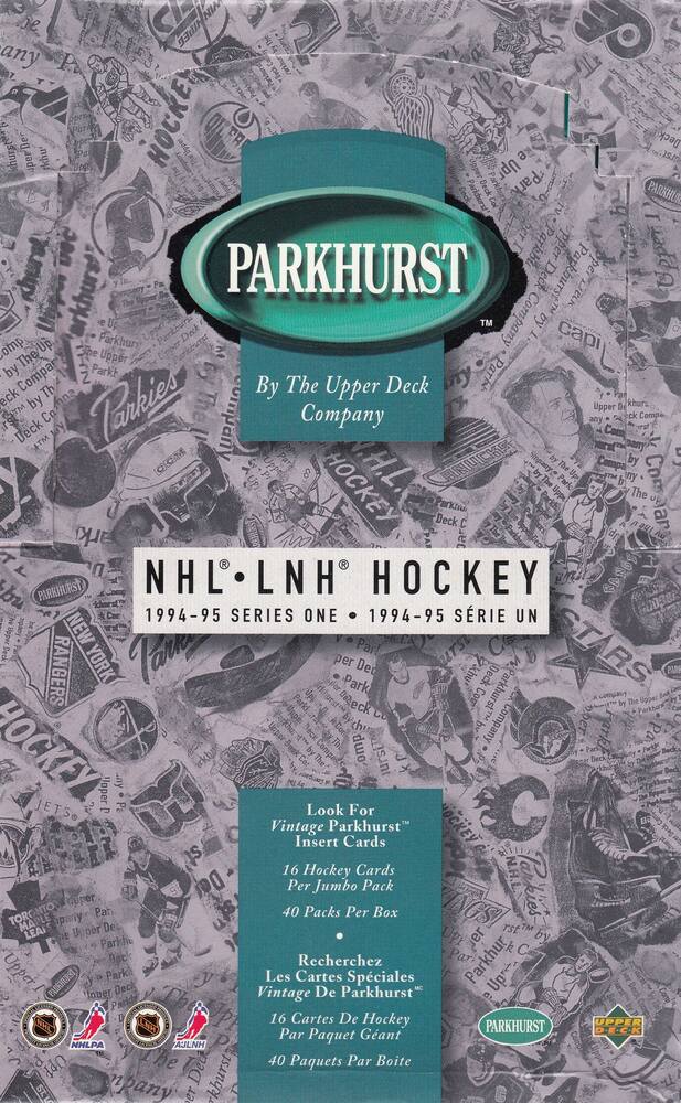 1994-95 Parkhurst Series 1 Hockey JUMBO Box